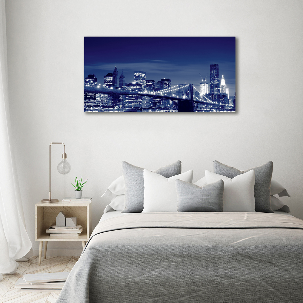 Canvas wall art New York at night