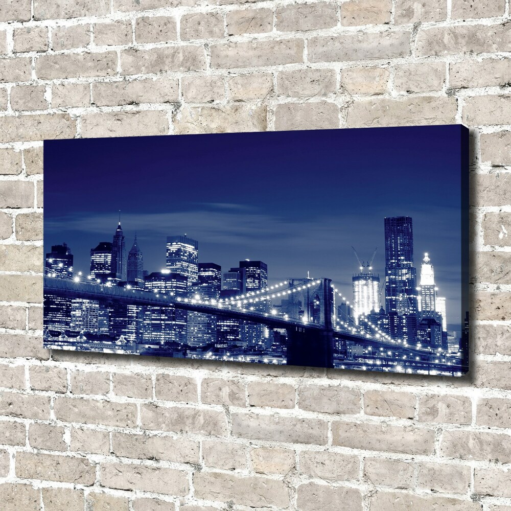 Canvas wall art New York at night