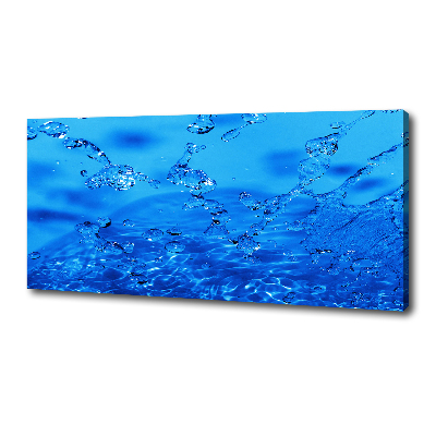 Canvas wall art Drops of water