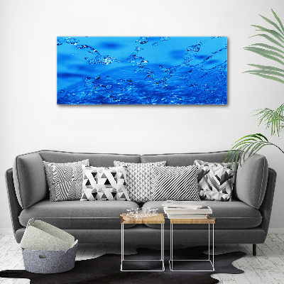 Canvas wall art Drops of water