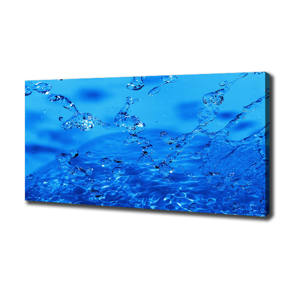 Canvas wall art Drops of water