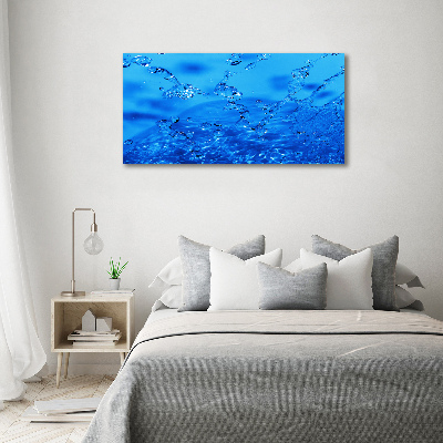 Canvas wall art Drops of water