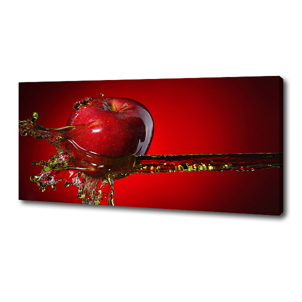 Canvas wall art Apple and water