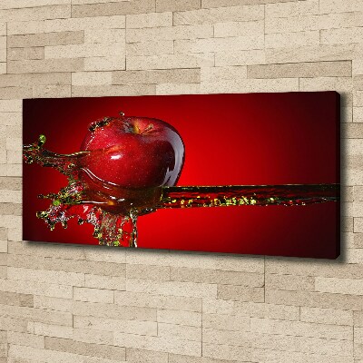 Canvas wall art Apple and water