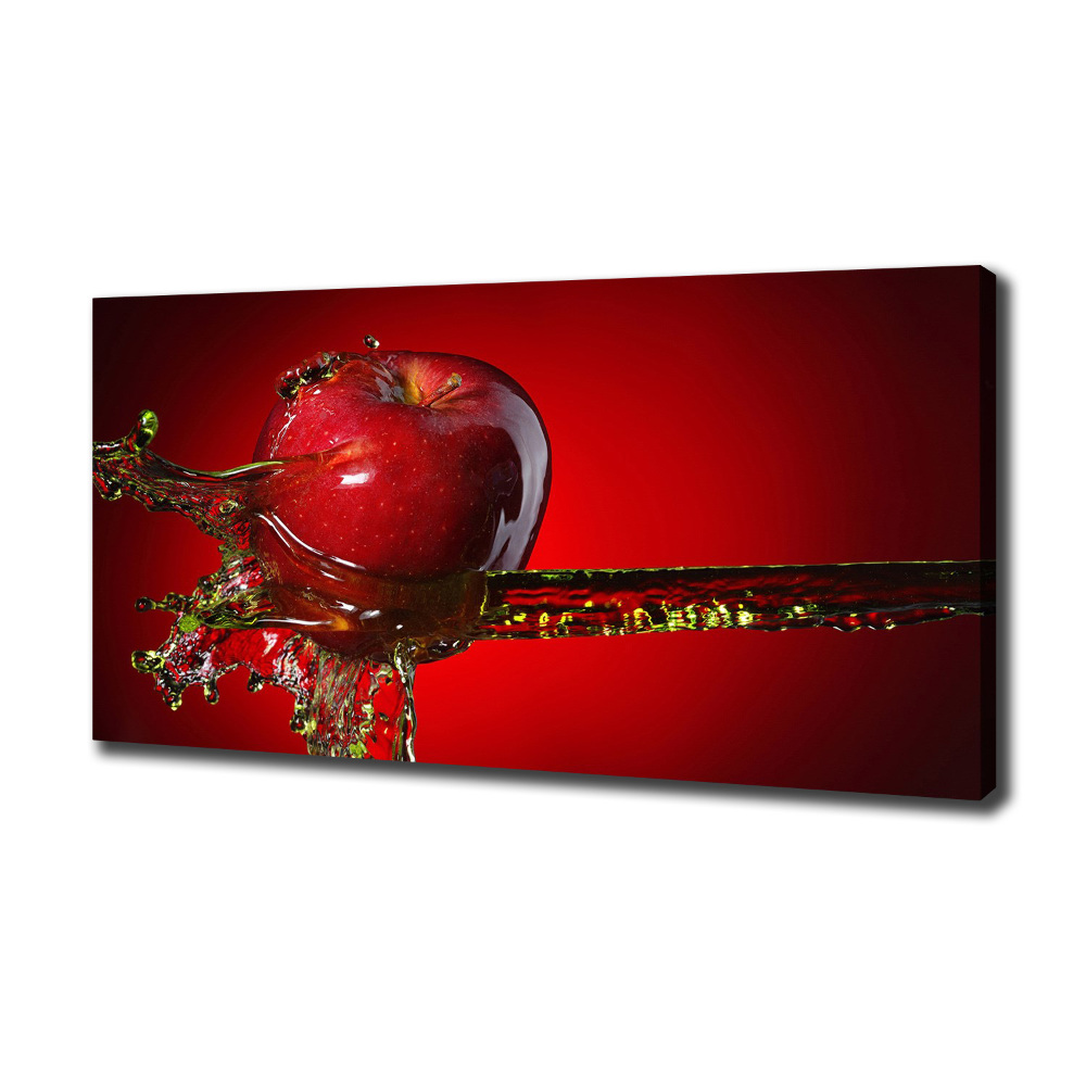 Canvas wall art Apple and water