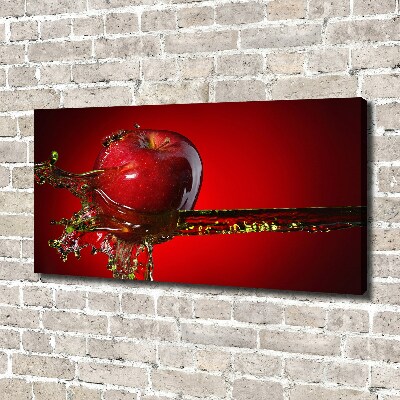 Canvas wall art Apple and water