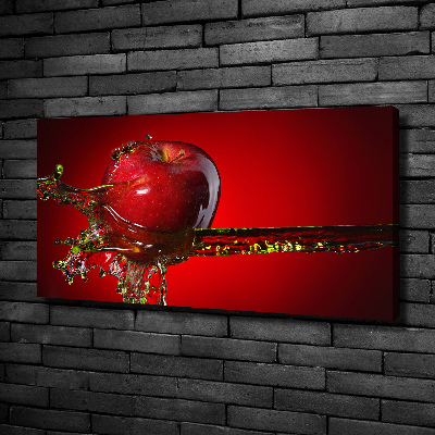 Canvas wall art Apple and water