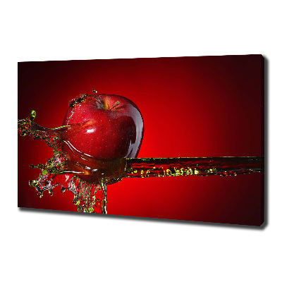 Canvas wall art Apple and water