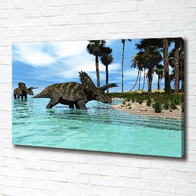 Large canvas wall art Dinosaurs