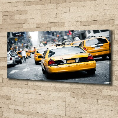 Canvas wall art New York taxis