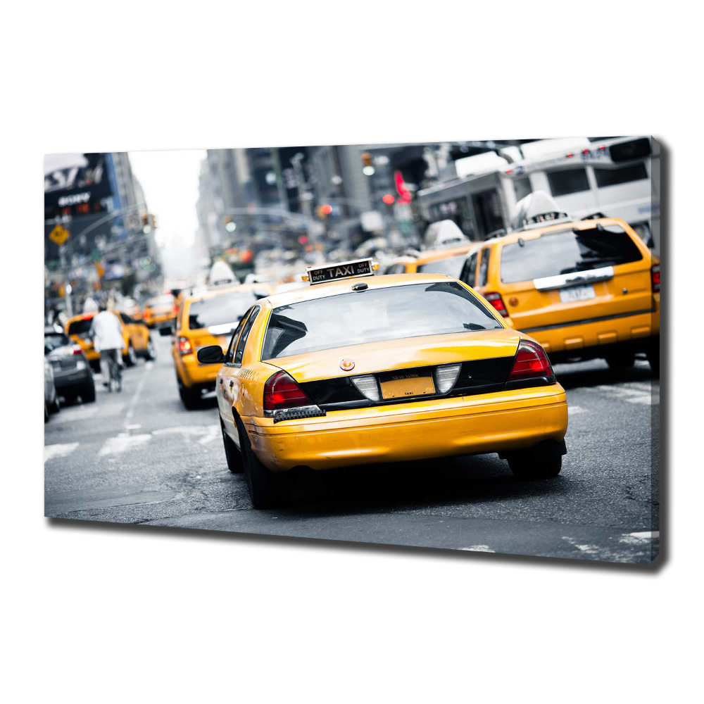 Canvas wall art New York taxis