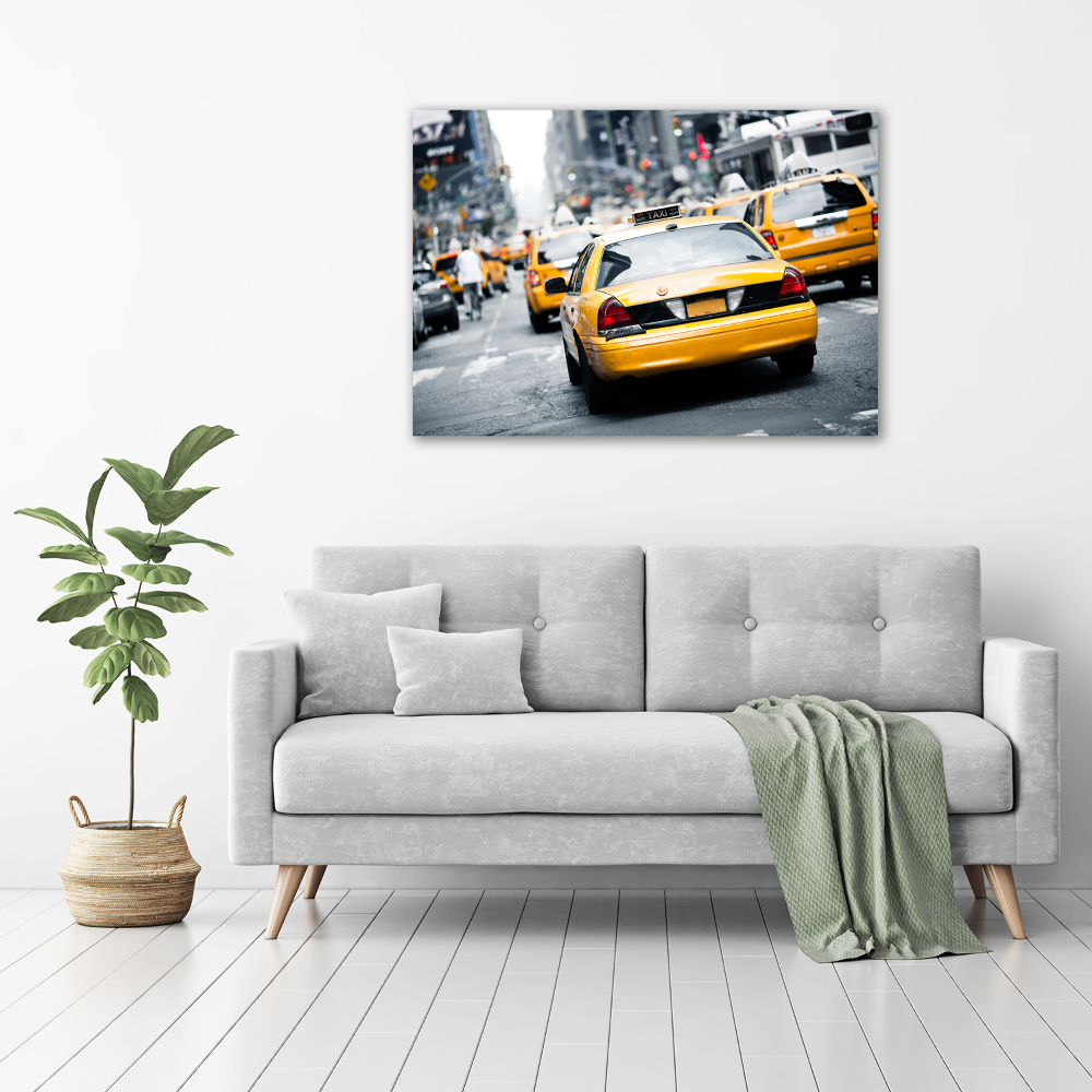 Canvas wall art New York taxis