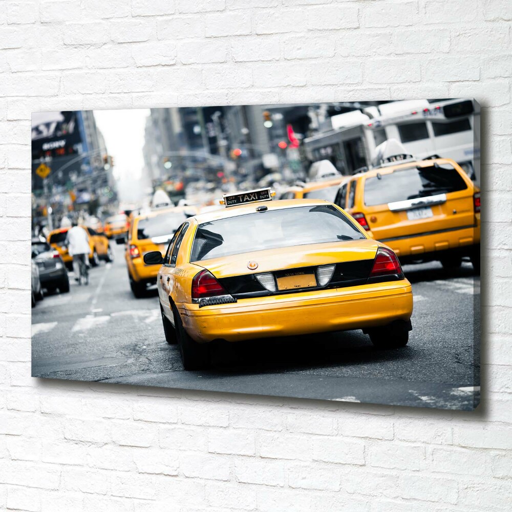 Canvas wall art New York taxis