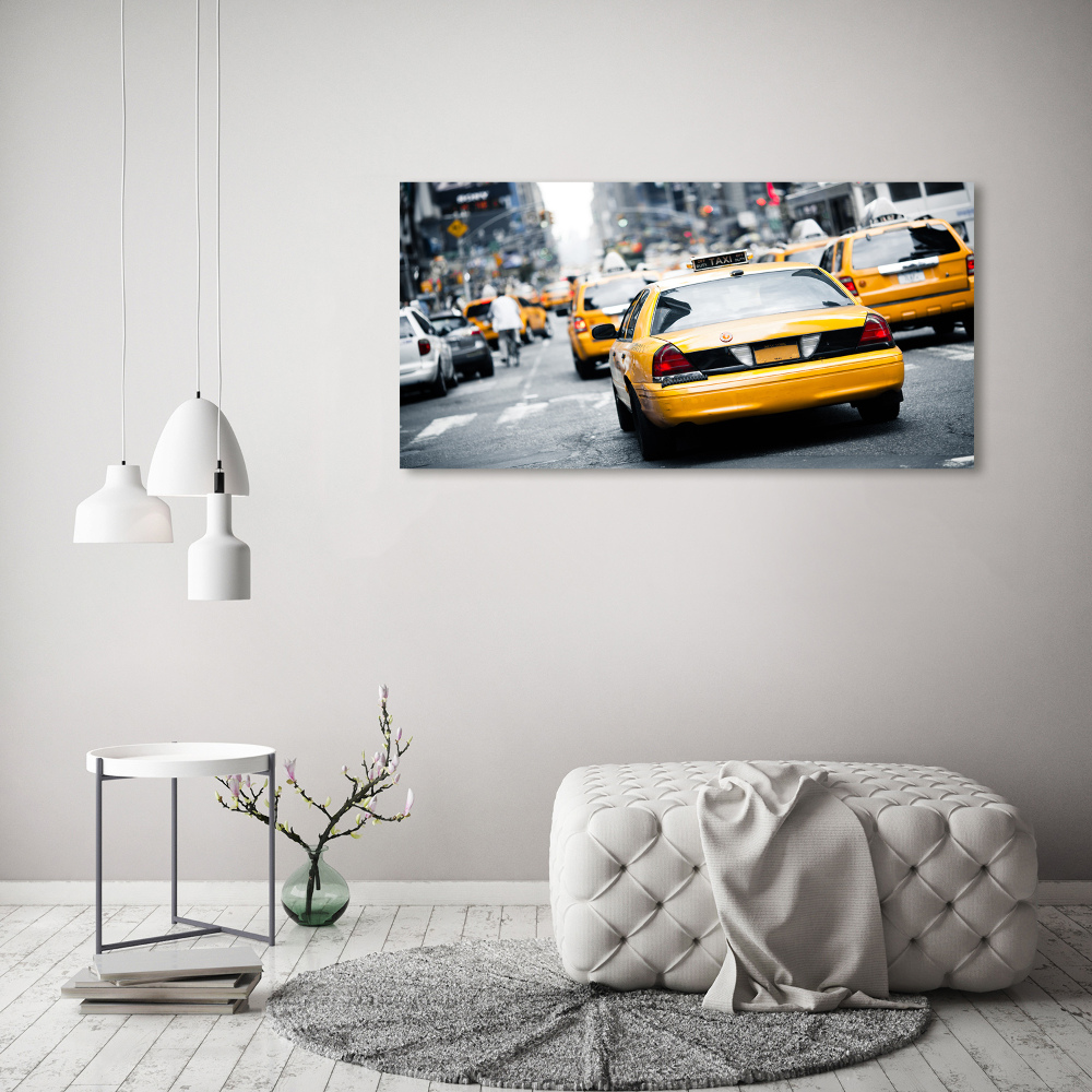 Canvas wall art New York taxis