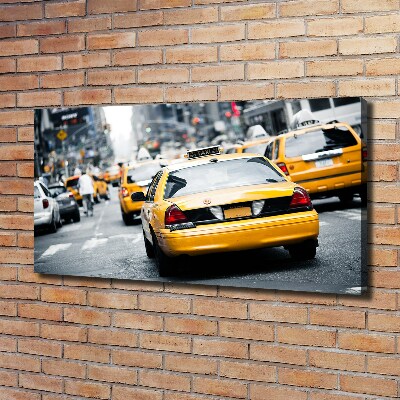 Canvas wall art New York taxis