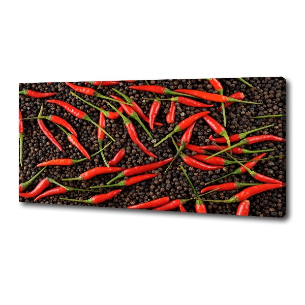 Canvas wall art Chilli peppers