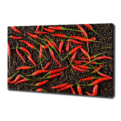 Canvas wall art Chilli peppers