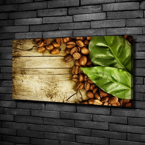 Canvas wall art Coffee and bay leaf