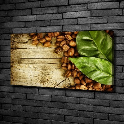 Canvas wall art Coffee and bay leaf