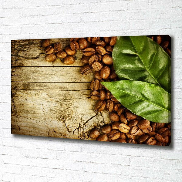 Canvas wall art Coffee and bay leaf