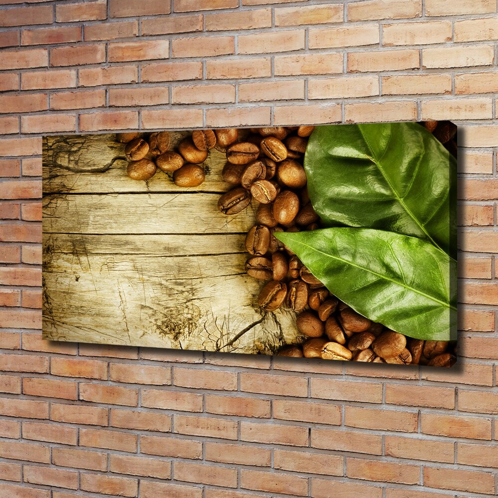 Canvas wall art Coffee and bay leaf