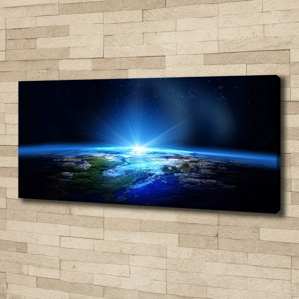 Canvas wall art Planet Earth