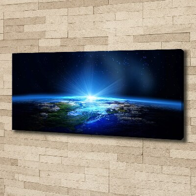 Canvas wall art Planet Earth