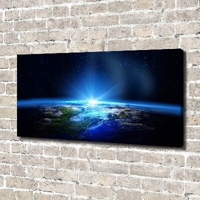 Canvas wall art Planet Earth