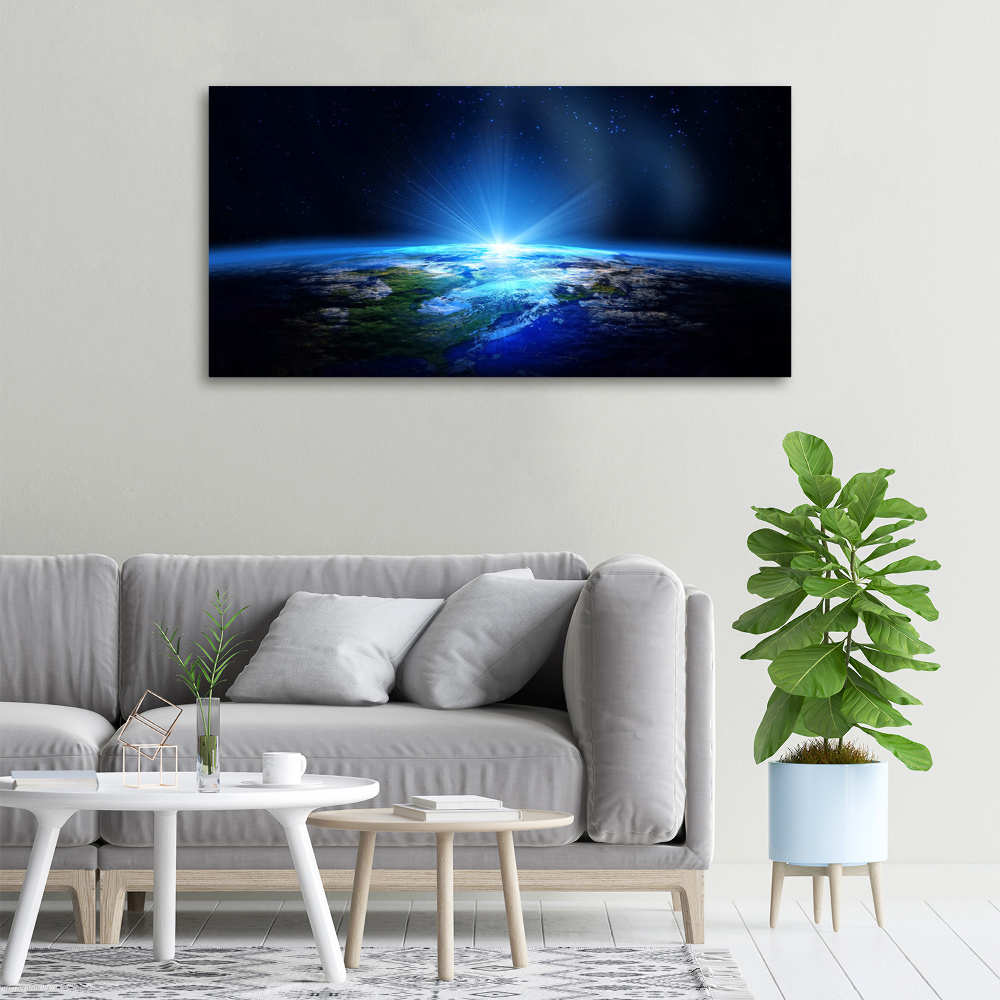 Canvas wall art Planet Earth