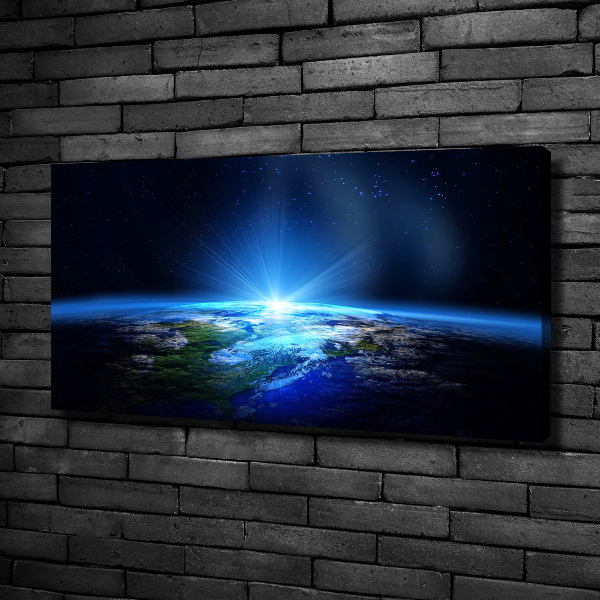 Canvas wall art Planet Earth