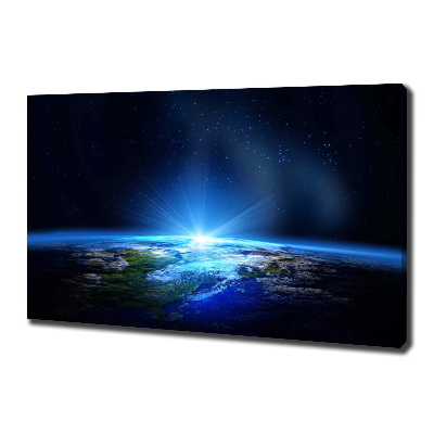 Canvas wall art Planet Earth