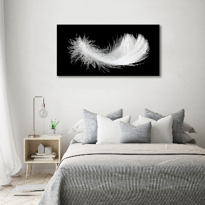 Canvas wall art Feather