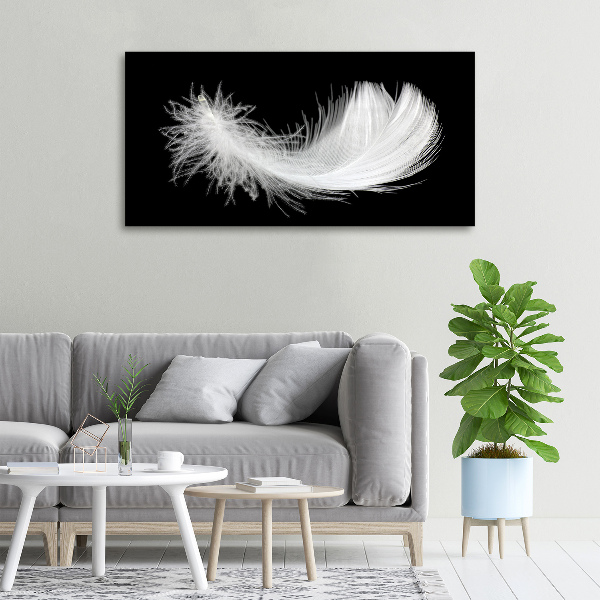 Canvas wall art Feather