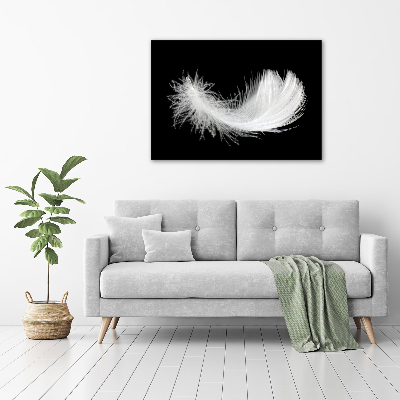 Canvas wall art Feather