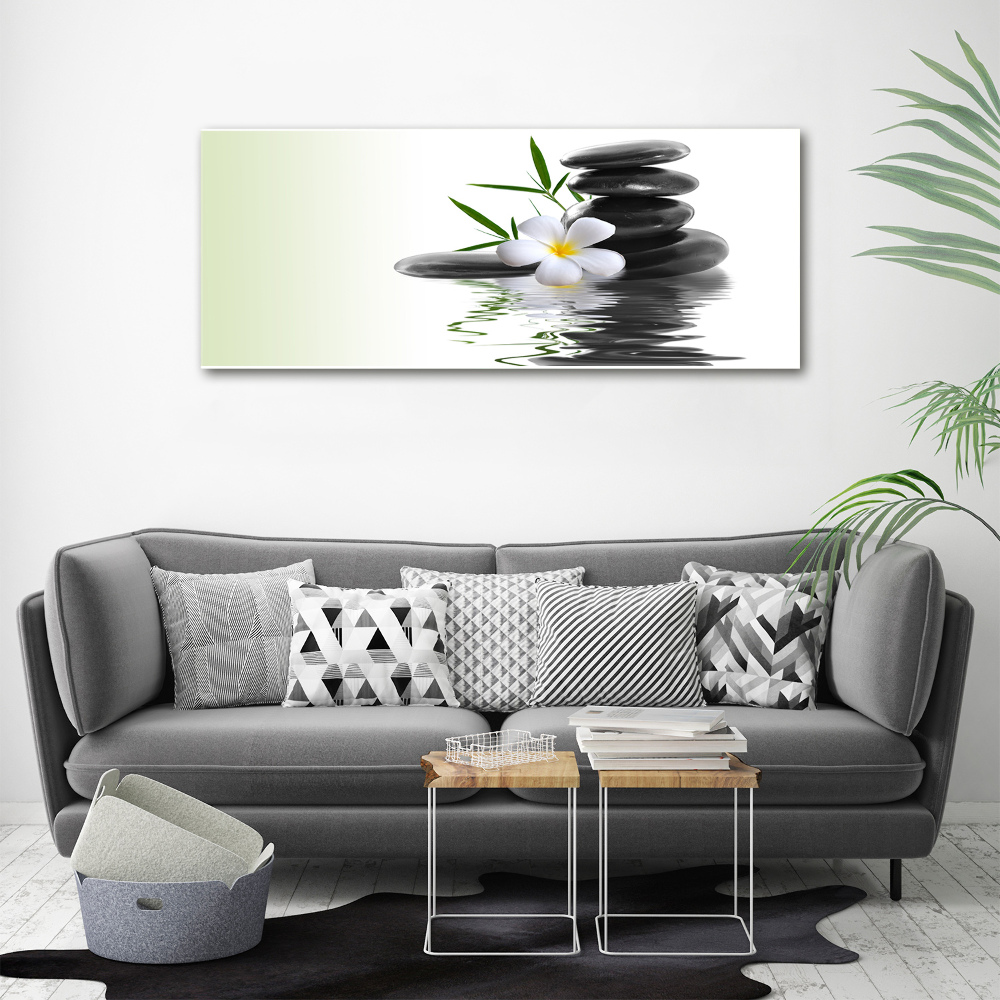 Canvas wall art Zen stones