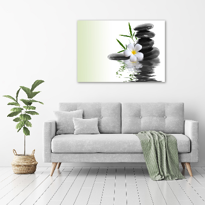 Canvas wall art Zen stones