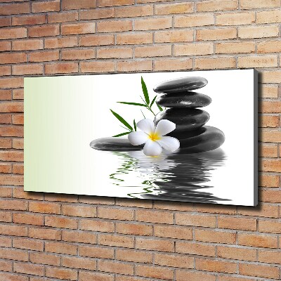 Canvas wall art Zen stones