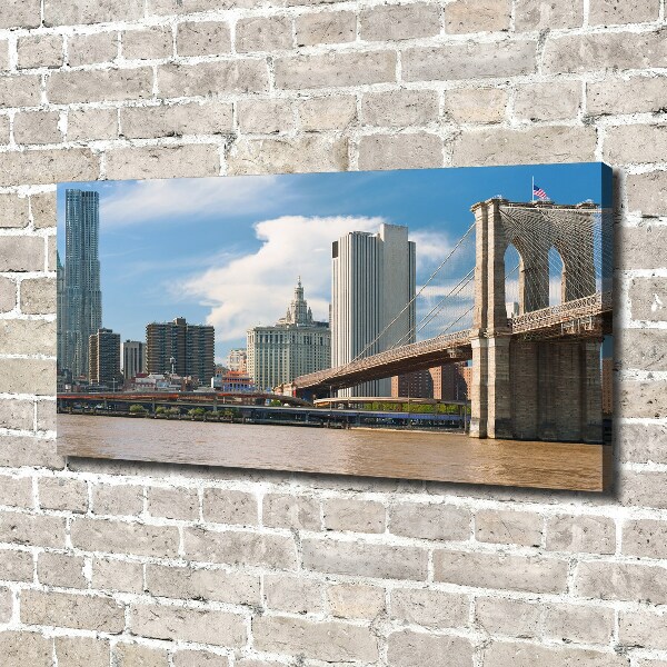 Canvas wall art Brooklyni bridge