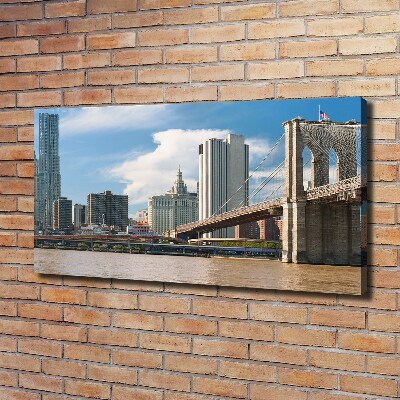 Canvas wall art Brooklyni bridge