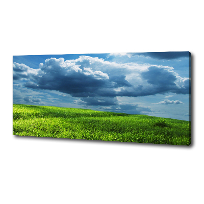 Canvas wall art Storm clouds