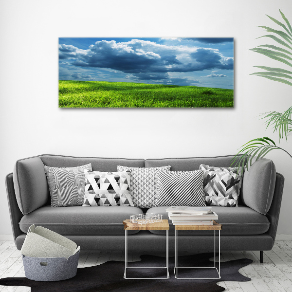 Canvas wall art Storm clouds