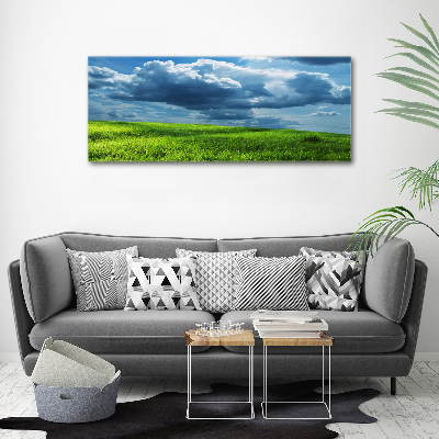 Canvas wall art Storm clouds