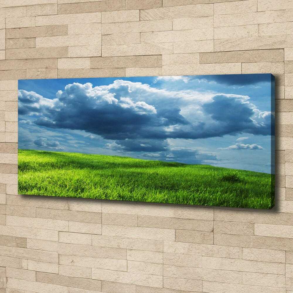 Canvas wall art Storm clouds