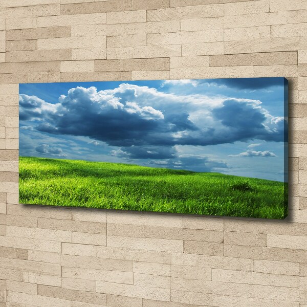 Canvas wall art Storm clouds