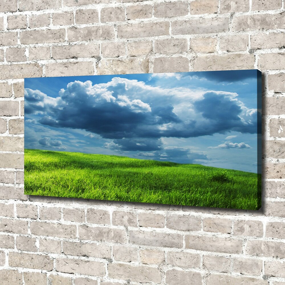 Canvas wall art Storm clouds