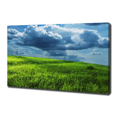 Canvas wall art Storm clouds