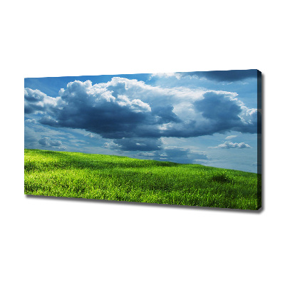 Canvas wall art Storm clouds