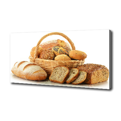 Canvas wall art Bread in the basket