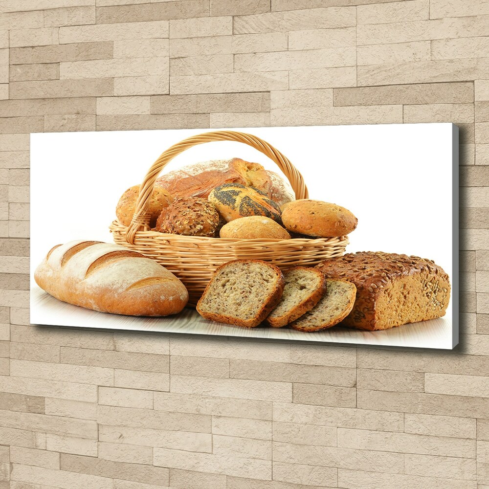 Canvas wall art Bread in the basket