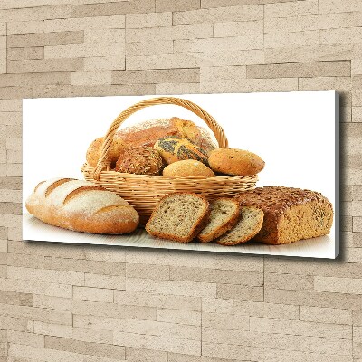 Canvas wall art Bread in the basket